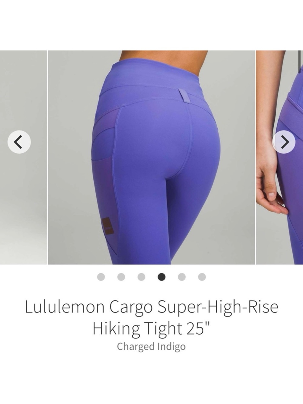 lululemon athletica Charged Indigo High-Rise Cargo Leggings
